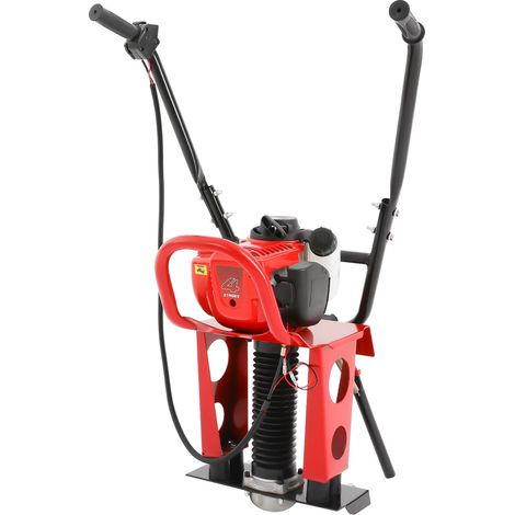 Vibrateur à béton GX35, moteur essence 4 temps 37,7 cm³, 1,2 CV, pour chape de béton humide. Refroidissement par air. Convient aux lames de 1 à 6 m (3,28 à 19,69 pi).