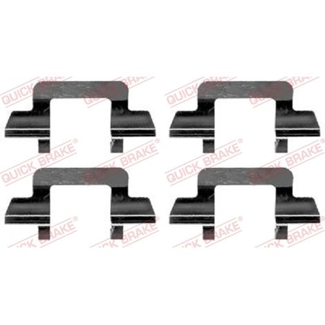 Kit d'accessoires, plaquette de frein à disque Quick Brake 109-1243 CITROËN