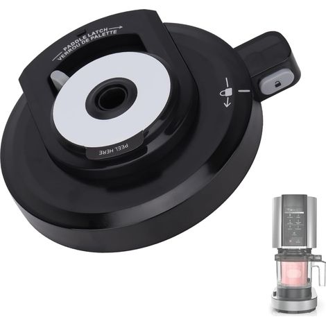 Couvercle extérieur de rechange pour machine à glace Ninja Creami NC301, réutilisable, compatible avec Ninja NC299AMZ/NC301/NC300/NC201/NC101 (1/5)