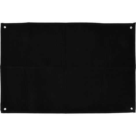 Panneau d'affichage de Collection, Support Mural de Panneau d'affichage de Collection de Patch Militaire pour emblèmes de Crochet et de Boucle de Moral(Noir) (1/5)