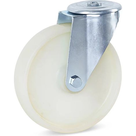Roue pivotante - MESO - Nylon - Trou central - 200mm - 400kg