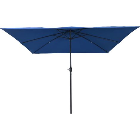 Parasol de jardin，Parasol d'extérieur Bleu et Noir 295 x 295 x 245 cm CFW42071 (1/5)