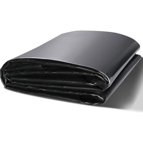 Bâche EPDM pour étang de jardin 3 × 4 m, épaisseur 0,2 mm, résistante aux UV, imperméable et sûre pour poissons, cascades et jardins aquatiques (1/4)