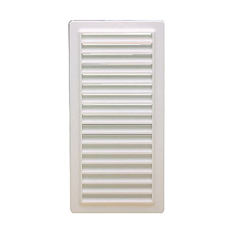 PVC-Lüftungsgitter 9,8 x 22,5 cm mit Rahmen A-200 Jar (1/2)