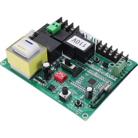 Steuerplatine für Schiebetoröffner, universelle elektrische Türsteuerungsplatine mit Fernbedienung für Fabrik, Schule und Wohngebäude, 110 V (1/5)