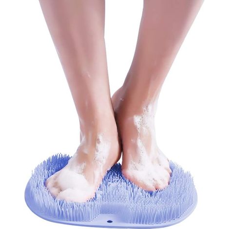 Masseur laveur de pieds de douche (bleu) (1/2)
