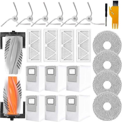 Zubehörset für DJI ROMO S/ROMO A/ROMO P Saugroboter. Ersatzteile enthalten: Hauptbürste, Staubbeutel, Reinigungstücher. (1/5)