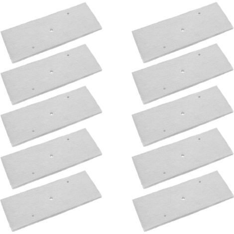 Feinfilter / Schwammfilter / Schaumfilter / Sockelfilter für viele Panasonic Wäschetrockner wie NH-P80 NH-P80G1 NH-P80G2 ersetzt ANH300-4870 - 10 Stück
