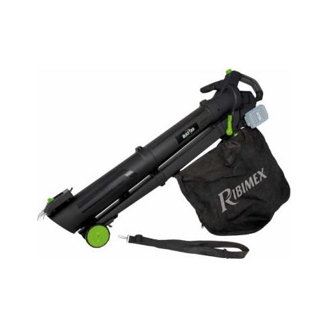 Ribimex – Aspirateur souffleur à batterie 40V – Vitesse air 245 km/h – Volume air aspiré 10,5 m3/min – Rapport de broyage 15:1