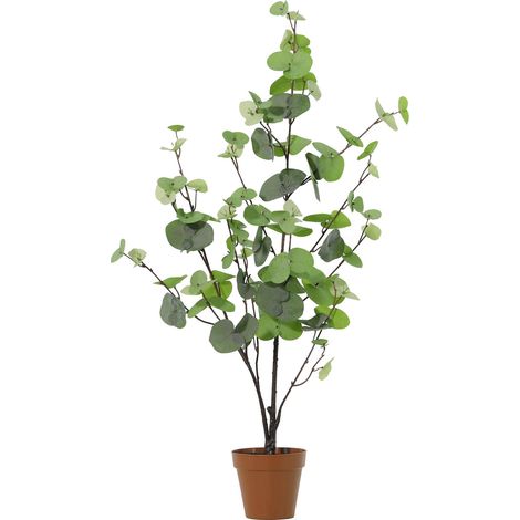Branche d'Eucalyptus Artificiel Plante Verte Décorative pour Décoration Intérieure Vert 86 cm - PANGIVO