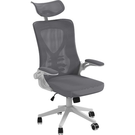 Vinsetto Sedia Ergonomica ad Altezza Regolabile con Poggiatesta e Braccioli (1/5)