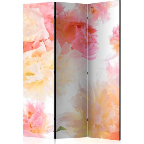 Paravent 3 Volets "Pastel Peonies" 135x172cm (1/2)