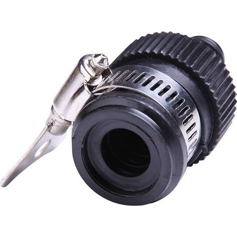 Adattatore universale in gomma per rubinetto con maniglia a morsetto in metallo per tubo dell'acqua (1/5)