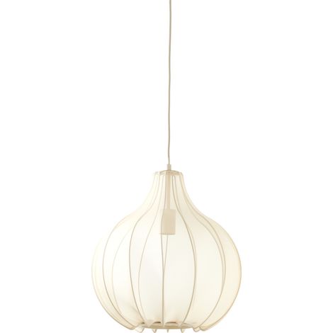 Light & Living - suspension - Elati - beige blanc - textile - Ø (1/4)