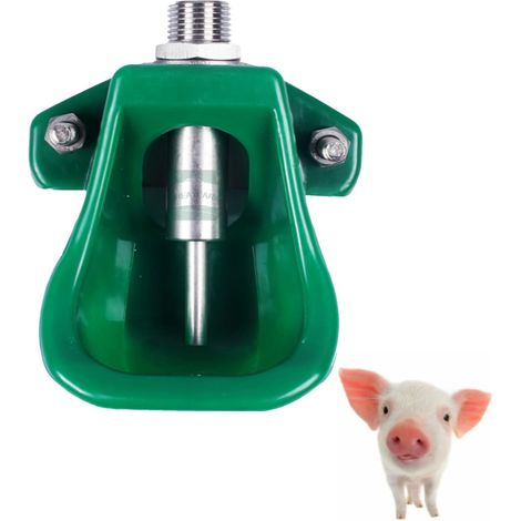 Abreuvoir pour Mouton, Abreuvoir Automatique pour Cochon, Distributeur d'eau de Grande capacité pour chèvre Bovin Porc Chien Porcelets Bétail (1/5)