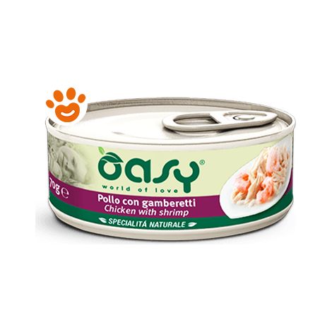 Gatto - Pollo con Gamberetti 70 - 150 gr OASY - size 70 gr