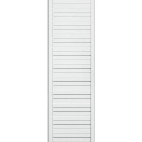 Levigne – Porte de placard MDF laqué blanc recoupable 199,5 cm x 29,4 cm – Épaisseur 21 mm – Fixation par charnières – Prêt à poser (1/3)