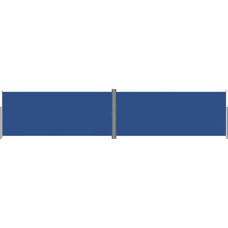 Maison Exclusive - Tenda da Sole Laterale Retrattile Blu 220x1000 cm (1/5)
