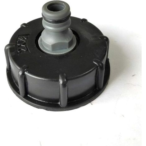 Plastic IBC Tank Adapter S60X6 Coarse Thread Plug to 1/2 Inch IBC Tank Valve Faucet Adapter (1/5)