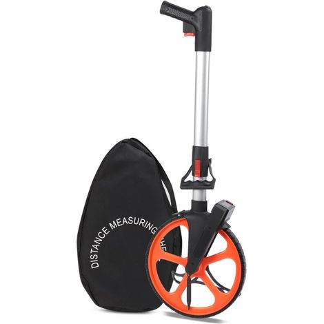 Roue de Mesure pour Les Pieds, Roue de Mesure de Distance Roue de Mesure de Distance Roue de Mesure mécanique Comptage d'engrenages pour la Mesure de Terrain (1/5)