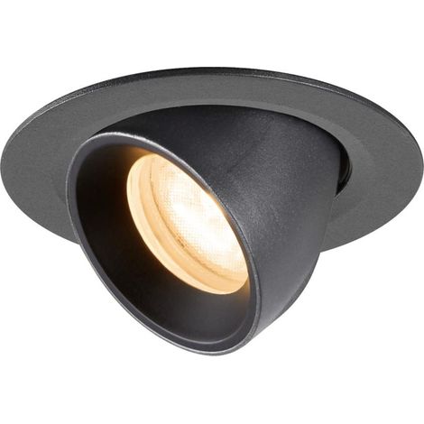 Spot encastré NUMINOS® GIMBLE XS intérieur 2700 K 55° IP20 rond noir - SLV - 1010032