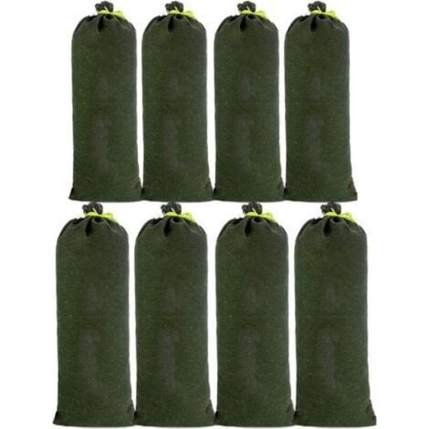 8pcs Sac a Sable en Toile Boudin Anti Inondation Contre Sable Inondation Les Modèles Améliorés ne se Fanent pas pour Drainage pour Garage Magasin Ecole Gare Bâtiment Usine Entrep 3070cm (1/5)