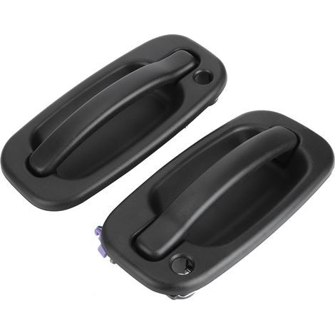 Poignée de porte extérieure, 15150736 15150735 2Pcs Poignée de porte extérieure extérieure avant Poignées de porte extérieure automobile Remplacement de voiture pour Base Escalade. (1/5)