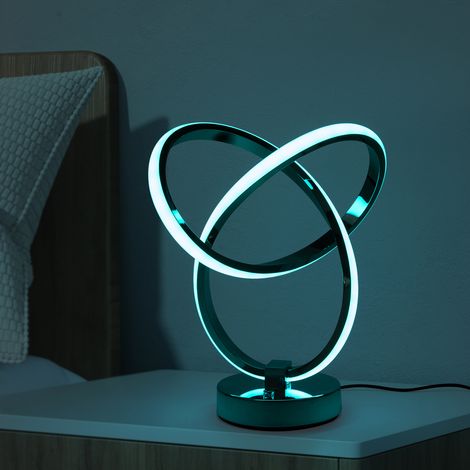 Nachttischlampe Touch Dimmbar, LED Nachttischlampe Modern, 10W Tischlampe mit 10 Betriebsarten, Notendesign Tischleuchte für Schlafzimmer, Wohnzimmer, Heimdeko, Atmosphäre, Geschenk
