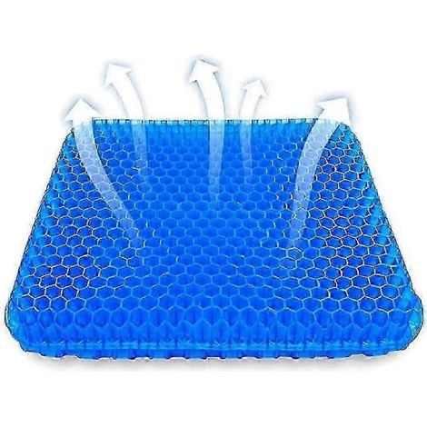 Cuscino in gel ortopedico per ulcere da pressione, cuscinetto in gel antiscivolo per sedia (1/5)