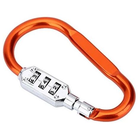 (62×108×5) Code de casier, mousqueton, mousqueton verrouillable, cadenas de sécurité pour valise 3Ccolors (1/4)