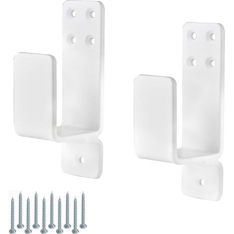 Support de barre de sécurité robuste pour verrou de porte, support de barricade de porte, support de barre d'ouverture rabattable pour la sécurité domestique (1/5)