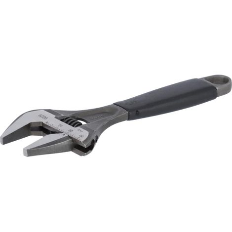 1 - Clé à molette - Outil de serrage - Mâchoire réversible et échelle en mm - Pour espaces confinés et tuyaux - Finition brunie - 20,3 cm (1/3)