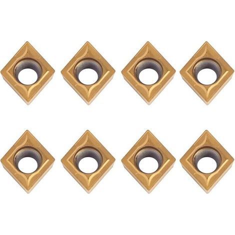 CCMT09t304 Plaquette Carbure CCMT32.5 Lot de 10 Fraises en Métal dur CNC pour Outil de Tour (1/4)
