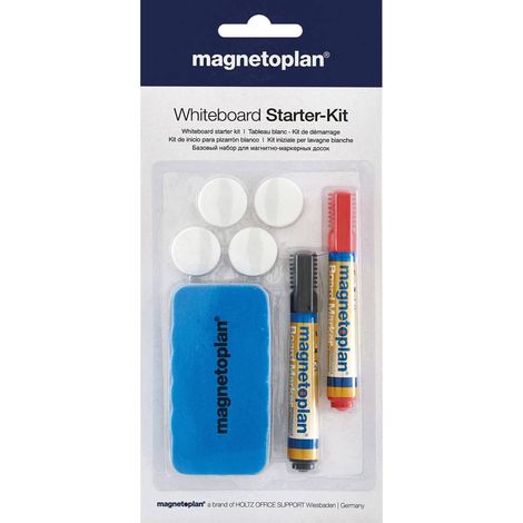Kit accessori lavagna bianca Whiteboard magnetoplan Whiteboard Starter Kit 37102 37102 (1/2)