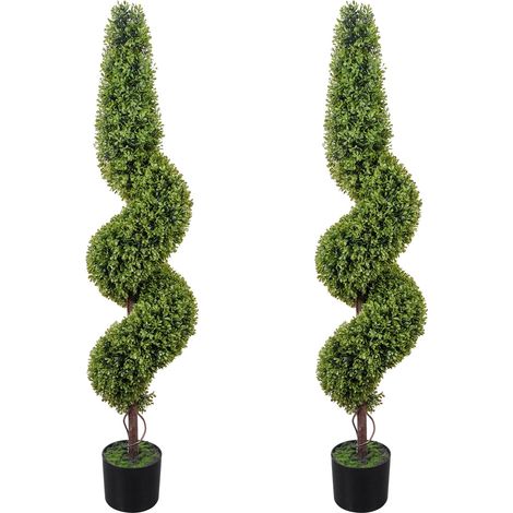 Alberi artificiali a forma di scultura, resistenti ai raggi UV, di facile manutenzione, 120 cm (1/2)