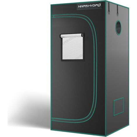 Mars Hydro 60x60x140cm Growbox GrowZelt Indoor Pflanzenzelt Growroom Darkroom Growschrank Gewächshaus Grow Tent 1680D