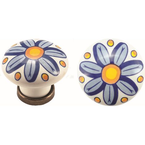 25PZ POMOLO PORCELLANA TONDO CON BASE FIGURA 28 MM.31 (1/2)