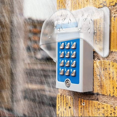 Housse Étanche pour Sonnette, Protection contre la pluie en plastique, coque étanche pour le contrôle d'accès de porte, contrôleur de clavier Plastique étanche Housse de Pluie (1/4)