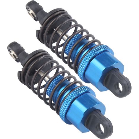 2 Pièces Amortisseurs en Aluminium Bleu 63mm pour TRAXXAS SLASH 2WD - Amélioration et Pièces Détachées RC (1/5)