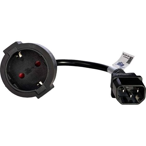 Adaptateur secteur Akyga AK-PC-10A, 3 broches IEC C14 CEE 7/4 Schuko, 15 cm (1/3)