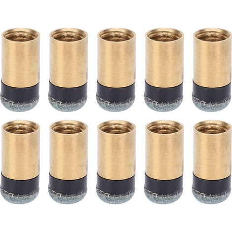 10 Pièces Embouts de Queue de Billard 12MM, Vis de Remplacement pour Boules de Billard