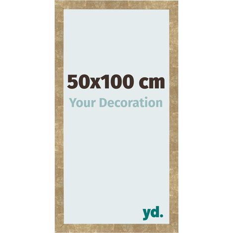 yd. - Cadre photo 50x100 - Or Antique - MDF - Bologna (1/5)