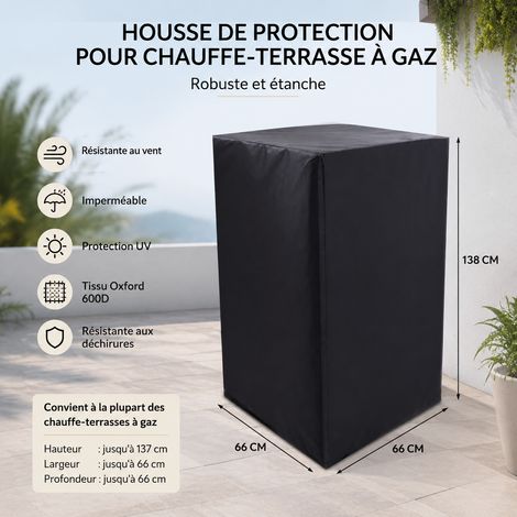 Housse de protection en tissu Oxford 210D noir anti-poussière et imperméable pour équipement et mobilier 210d noir 1 g – Livraison gratuite