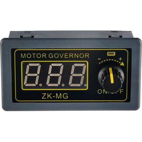 Controlador de velocidad de motor PWM, regulador de velocidad ajustable con interruptor rotativo de velocidad variable continua, módulo controlador de generador de señal de 5 V, 12 V y 24 V CC, 150 W (1/4)