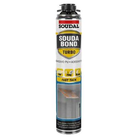ADESIVO POLIURETANICO 'SOUDABOND TURBO GUN' SOUDAL 750 ml - Pistola - SOUDAL