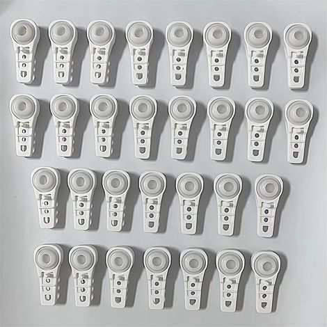 Accessoires pour rideaux : support à roulement à billes mince en forme de H pour rails et coulisseaux de rideaux (1/5)