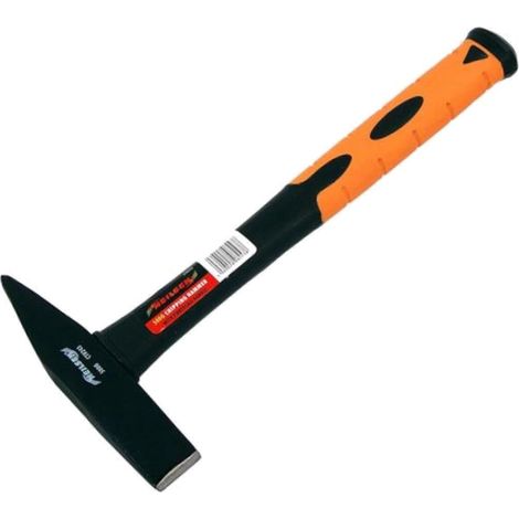 Neilsen Chipping Brick Masonary Hammer Hardened Steel Head Fibreglass Grip 500g