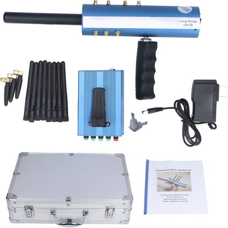 Détecteur de métaux professionnel, localisateur de métal ASK pour extérieur, chercheur de trésors or argent cuivre, AC 100-240V prise US (1/5)