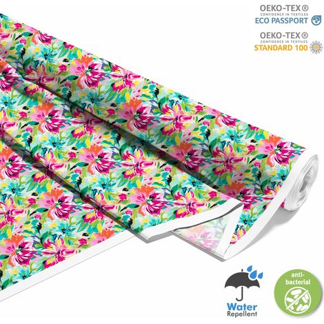 OUTDOOR DEKOSTOFFE OXFORD - Blumen- DX2073