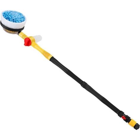 Kit de brosse de lavage rotative de voiture brosse de lavage d'immersion rotative automatique pour plancher de bois de fenêtre (1/4)